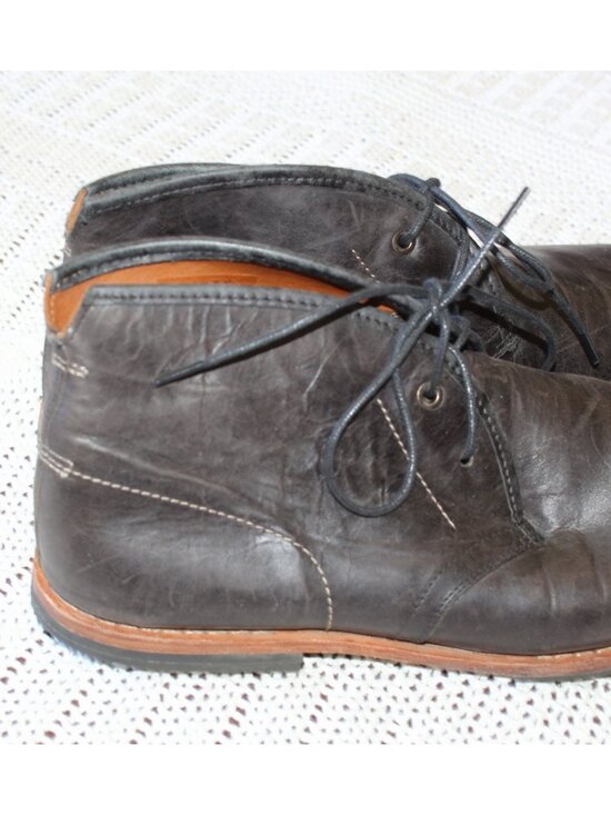 Timberland Wodehouse Chukka Boots Size 12 US faded Black Leather Lace up Men\'s main image 6